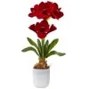 Silk Amaryllis Floral Arrangement -Michaels Shop D386981S 1