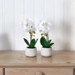 Phalaenopsis Orchid Artificial Arrangement (Set Of 2) 11 Phalaenopsis Orchid Artificial Arrangement (Set Of 2) -Michaels Shop D387082S 14