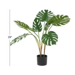 Monstera Leaf Decorations With Pot, 29", Green -Michaels Shop D404842S 7
