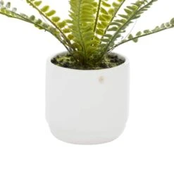 White Ceramic Contemporary Artificial Foliage, 14" X 12" X 13" -Michaels Shop D404850S 3
