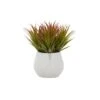 White Ceramic Contemporary Artificial Foliage, 9" X 9" X 9" -Michaels Shop D404853S 1