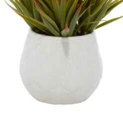 White Ceramic Contemporary Artificial Foliage, 9" X 9" X 9" 12 White Ceramic Contemporary Artificial Foliage, 9" X 9" X 9" -Michaels Shop D404853S 3