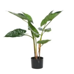 Tall Artificial Anthurium Leaf Plant WMetal Pot For Indoor Decor, 18" -Michaels Shop D404857S 3