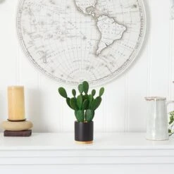 10'' Cactus Succulent Artificial Plant In Planter -Michaels Shop D590116S 3