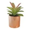 Northlight 5" Green Aloe Plant In Rose Gold Pot -Michaels Shop D602895S 1
