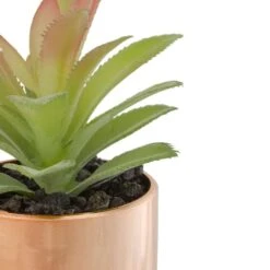 Northlight 5" Green Aloe Plant In Rose Gold Pot -Michaels Shop D602895S 4