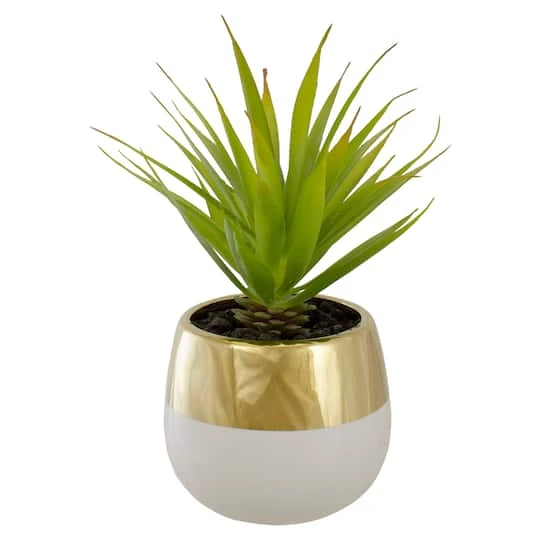 Northlight 7" Potted Green Sword Grass Plant 4 Northlight 7" Potted Green Sword Grass Plant - Image 2