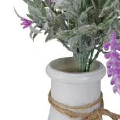 Northlight 13'' Artificial Lavender Arrangement In Milk Bottle -Michaels Shop D602986S 4
