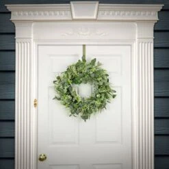 22" Eucalyptus & Grass Wreath -Michaels Shop D613411S 2