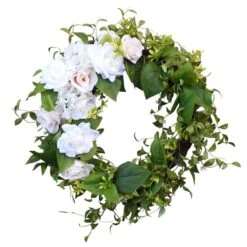 Haute Decor 24" Rose & Hydrangea Wreath -Michaels Shop D623447S 1 1