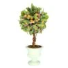 14'' Multicolor Mini Spring Mistletoe Tree With Berries In Potted Pulp -Michaels Shop D649936S 1