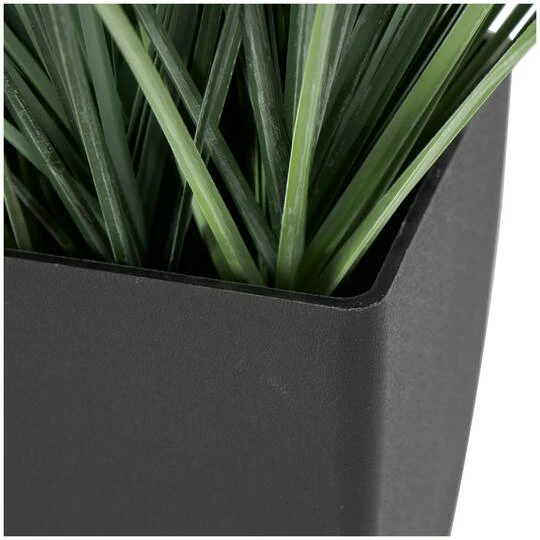 19" Onion Grass Artificial Plant With Black Plastic Pot 7 19" Onion Grass Artificial Plant With Black Plastic Pot - Image 5
