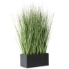 18" Onion Grass Artificial Plant With Black Rectangular Pot 1 18" Onion Grass Artificial Plant With Black Rectangular Pot -Michaels Shop D760285S 1