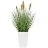 20" Green Foliage Artificial Plant With White Pot -Michaels Shop D760294S 1
