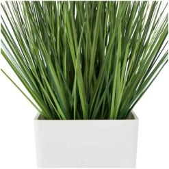 20" Green Foliage Artificial Plant With White Pot -Michaels Shop D760294S 5