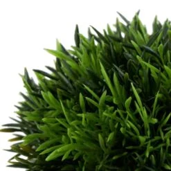 7" Green Foliage Artificial Plant With White Ceramic Pot -Michaels Shop D760295S 5