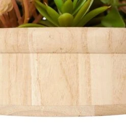 7" Succulent Artificial Plant With Natural Pot 16 7" Succulent Artificial Plant With Natural Pot -Michaels Shop D760296S 5