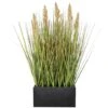 18" Green Foliage Artificial Plant With Black Pot 2 18" Green Foliage Artificial Plant With Black Pot -Michaels Shop D760299S 1