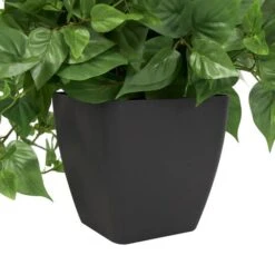 16" Green Pothos Artificial Plant With Black Plastic Pot -Michaels Shop D762323S 5