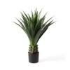 Glitzhome® 3.25ft. Potted Faux Agave Plant