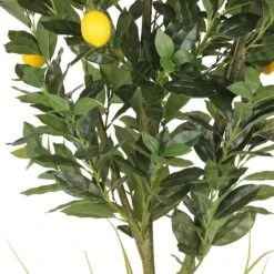 6ft. Artificial Lemon Tree In White Decorative Pot 18 6ft. Artificial Lemon Tree In White Decorative Pot -Michaels Shop D763730S 7