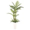 6ft. Artificial Areca Palm Tree In White Decorative Pot -Michaels Shop D763731S 1