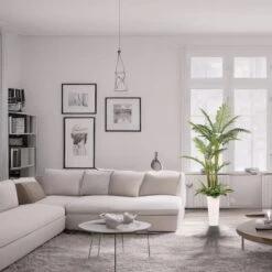 6ft. Artificial Areca Palm Tree In White Decorative Pot -Michaels Shop D763731S 3