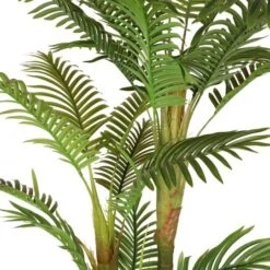 6ft. Artificial Areca Palm Tree In White Decorative Pot -Michaels Shop D763731S 6