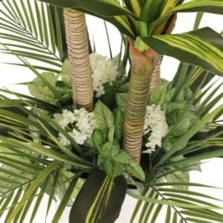 6ft. Artificial Dracaena Fragrans Tree In White Decorative Pot -Michaels Shop D763734S 6