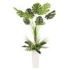 5ft. Artificial Tarovine Tree In White Decorative Pot -Michaels Shop D763736S 1