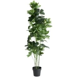 5ft. Potted Green Faux Foliage Artificial Money Tree -Michaels Shop D765451S 3