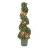 3.5ft. Pre-Lit Boxwood Spiral Topiary -Michaels Shop D766092S 1